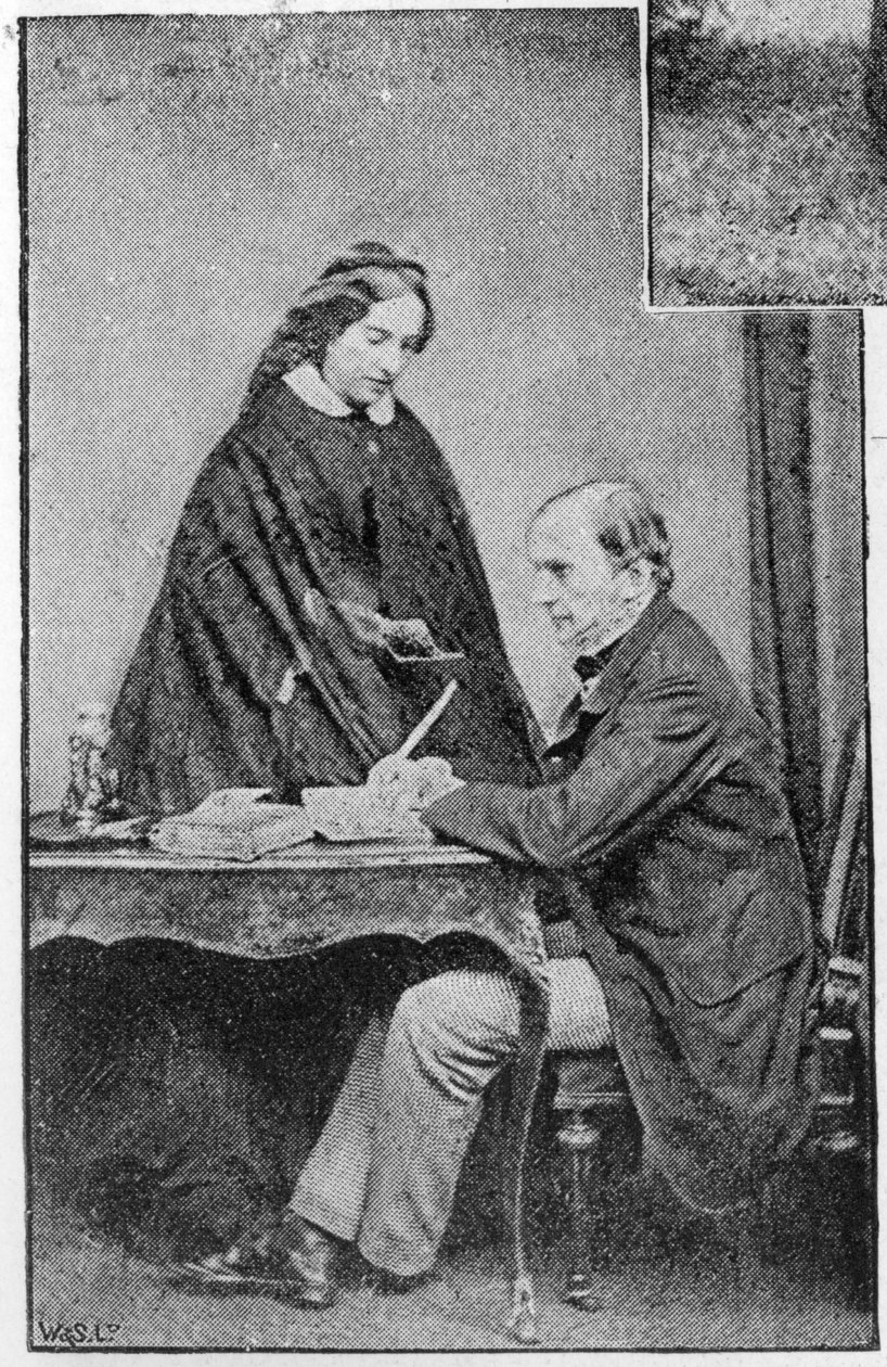 De heer en mevrouw Gladstone, ca. 1840 door English Photographer