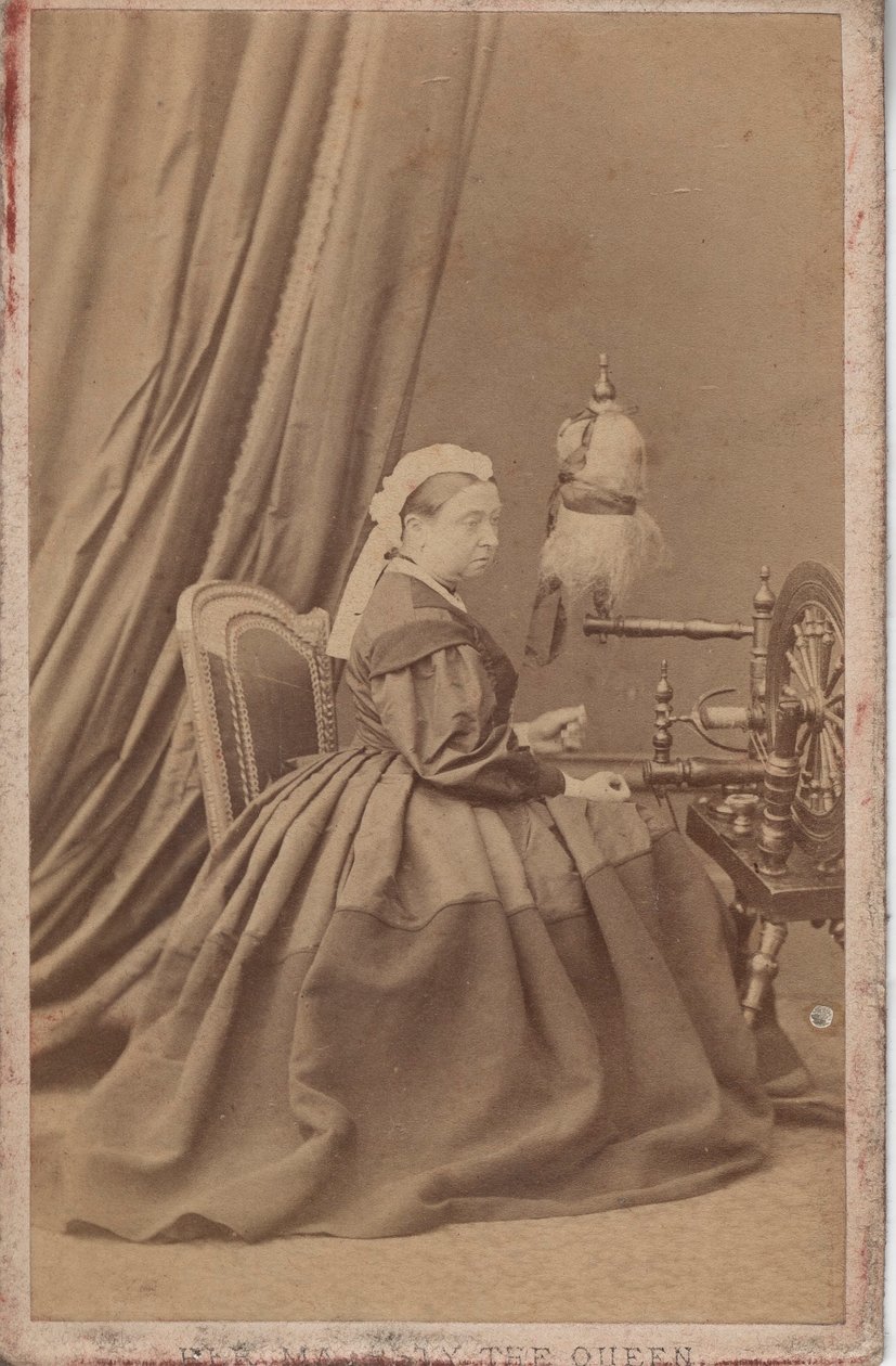 Koningin Victoria, ca. 1875 door English Photographer