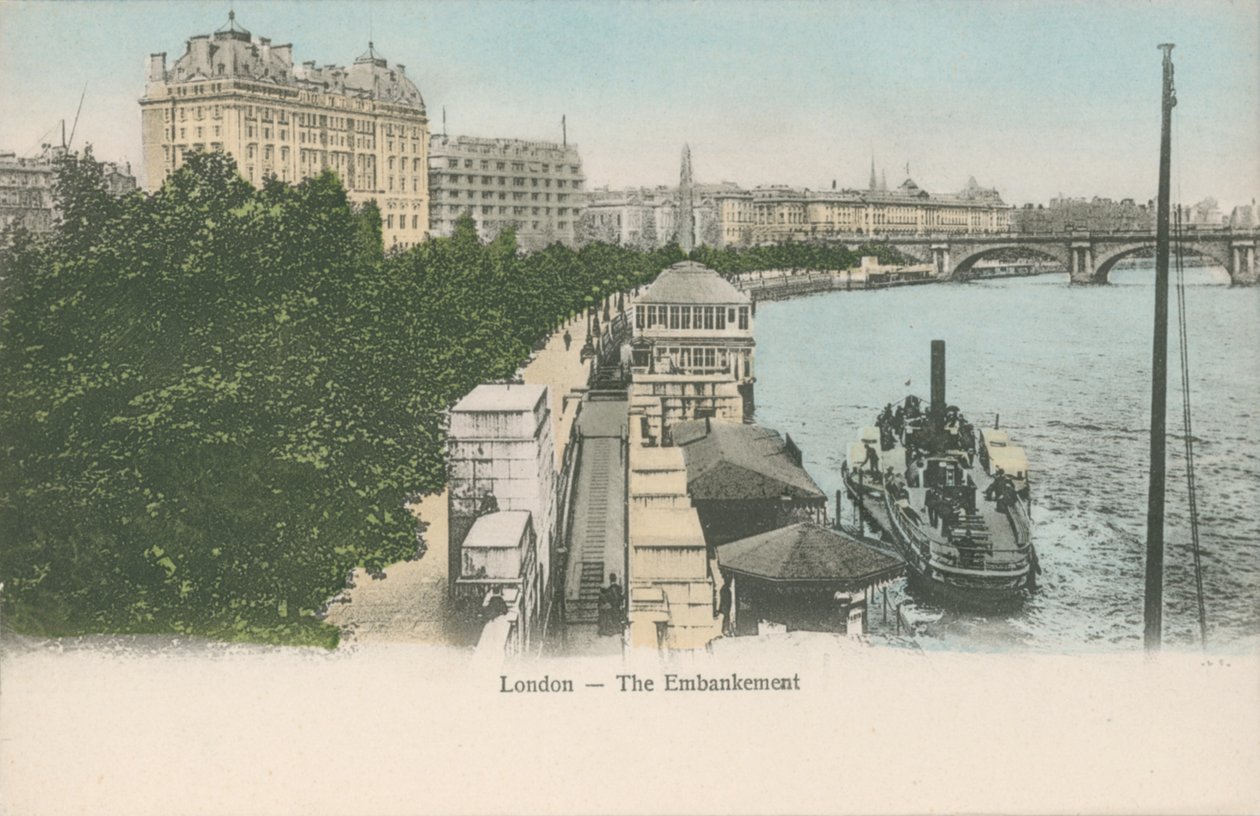 De Embankment, Londen door English Photographer