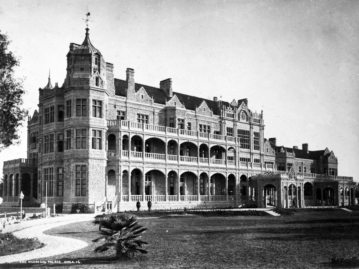 Het Onderkoninklijk Paleis, Simla, ca. 1890 door English Photographer