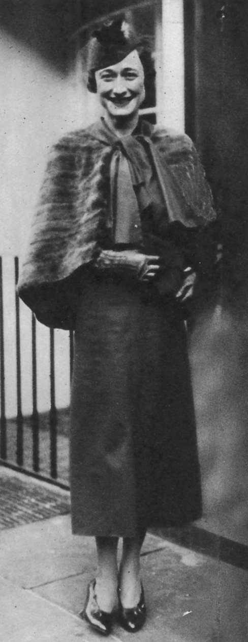 Wallis Simpson, 1936 door English Photographer