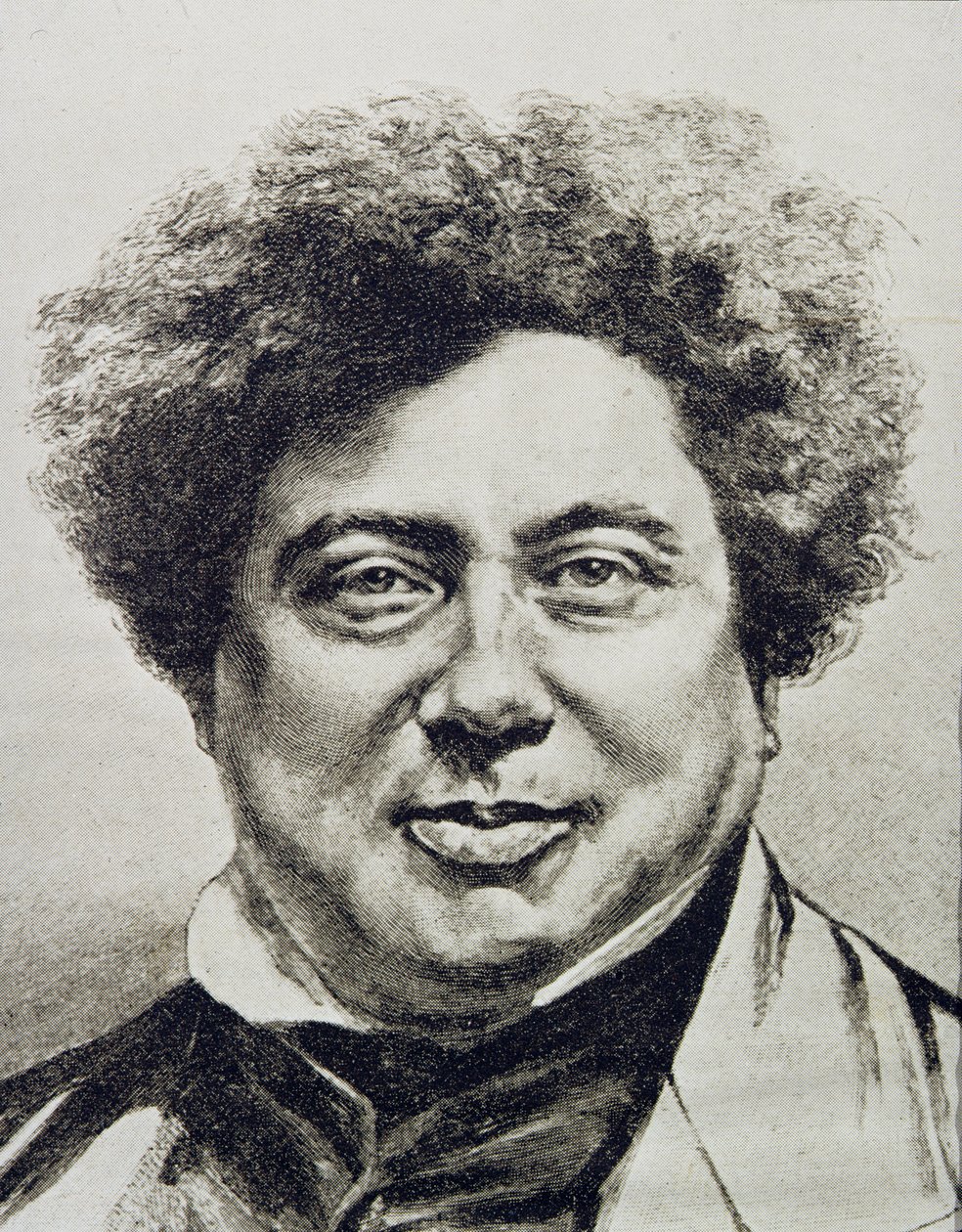 Alexandre Dumas Père (1802-70) door English School