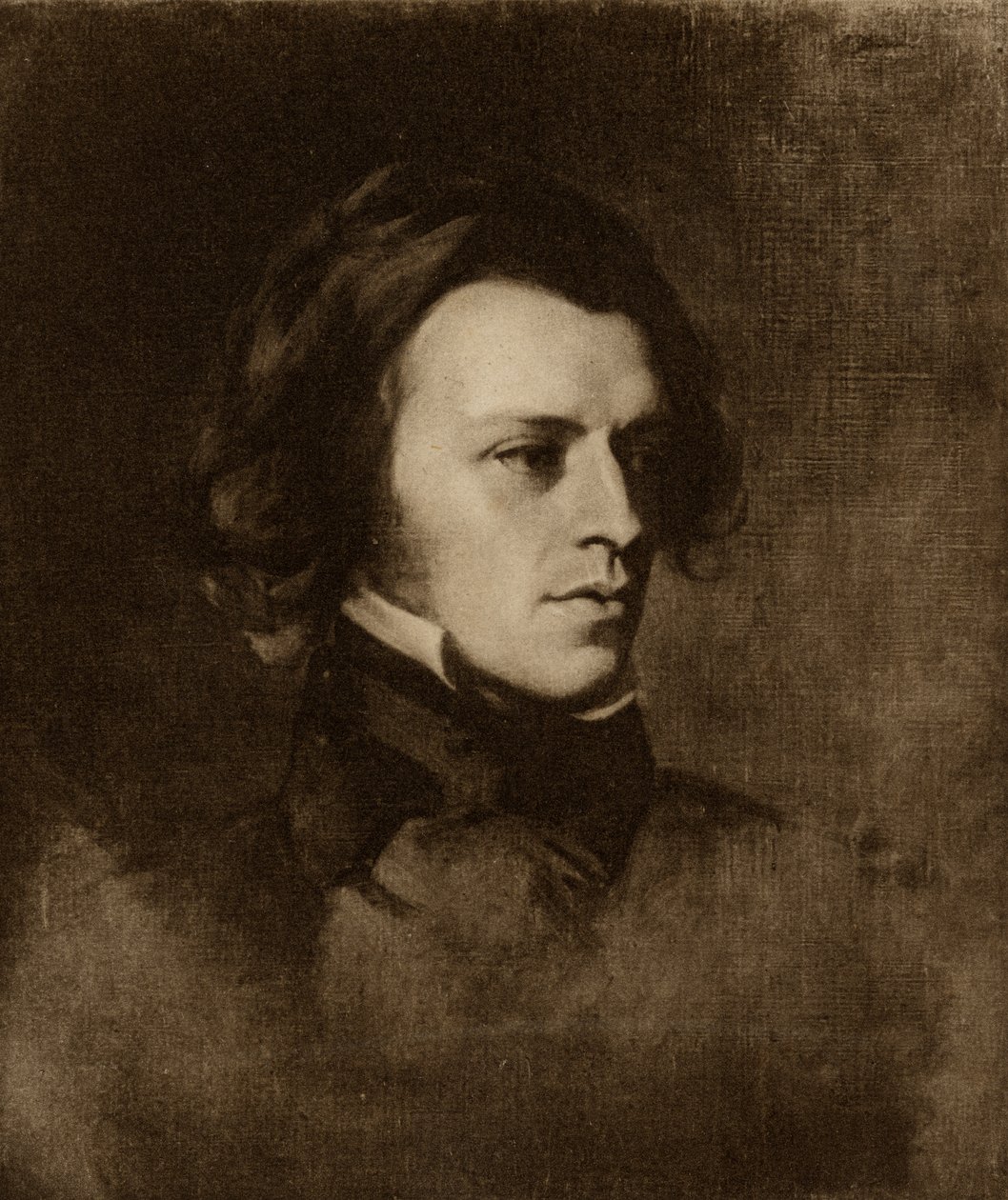 Alfred Lord Tennyson (1809-92) door English School