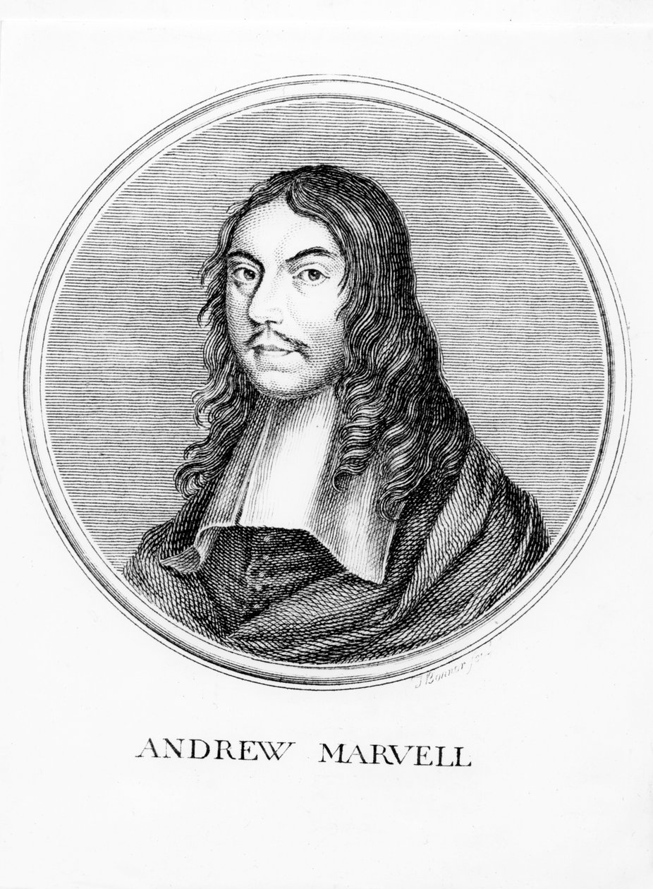 Andrew Marvell gegraveerd door Thomas Bonner door English School
