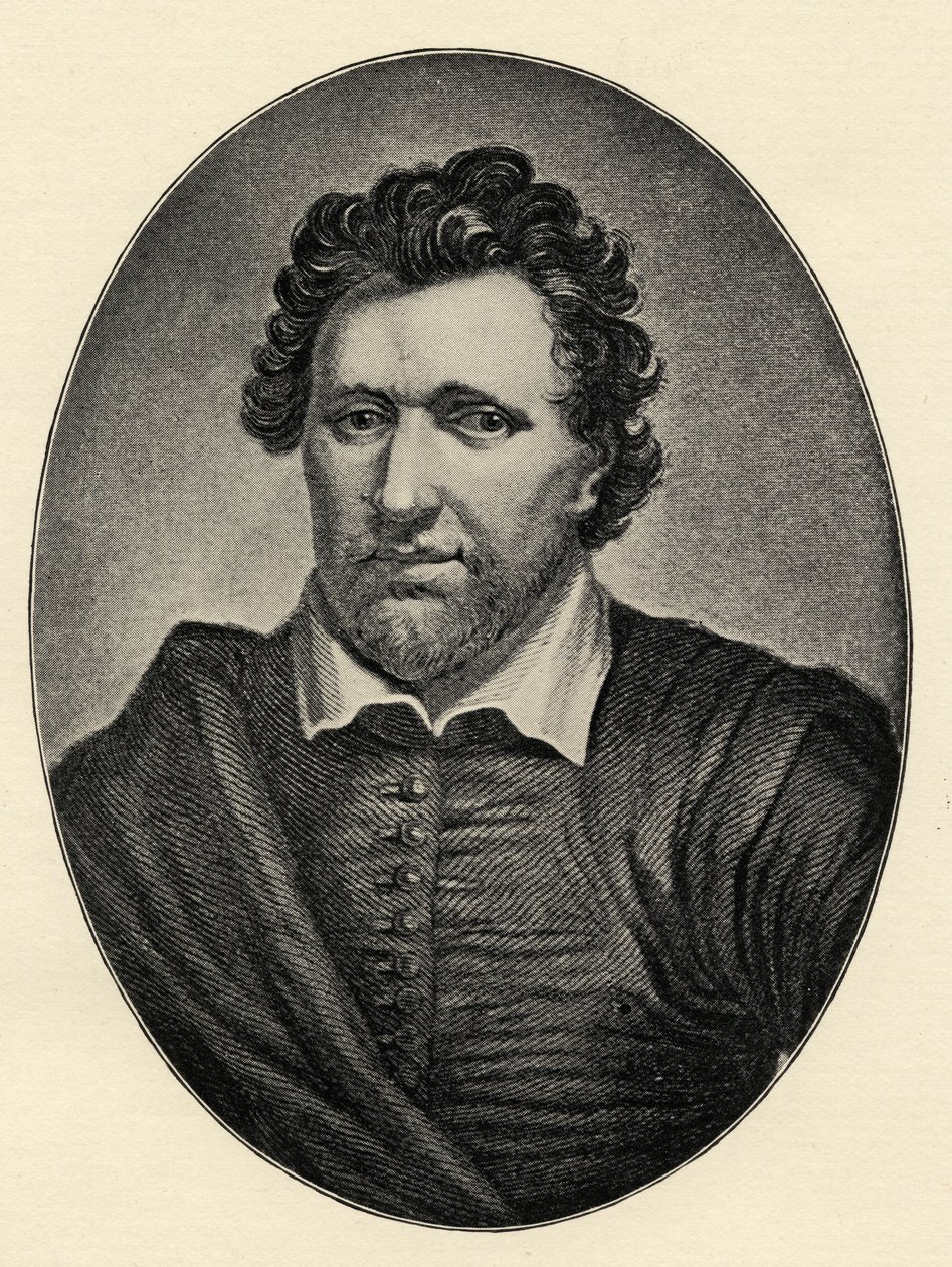 Ben Jonson (1573-1637) door English School