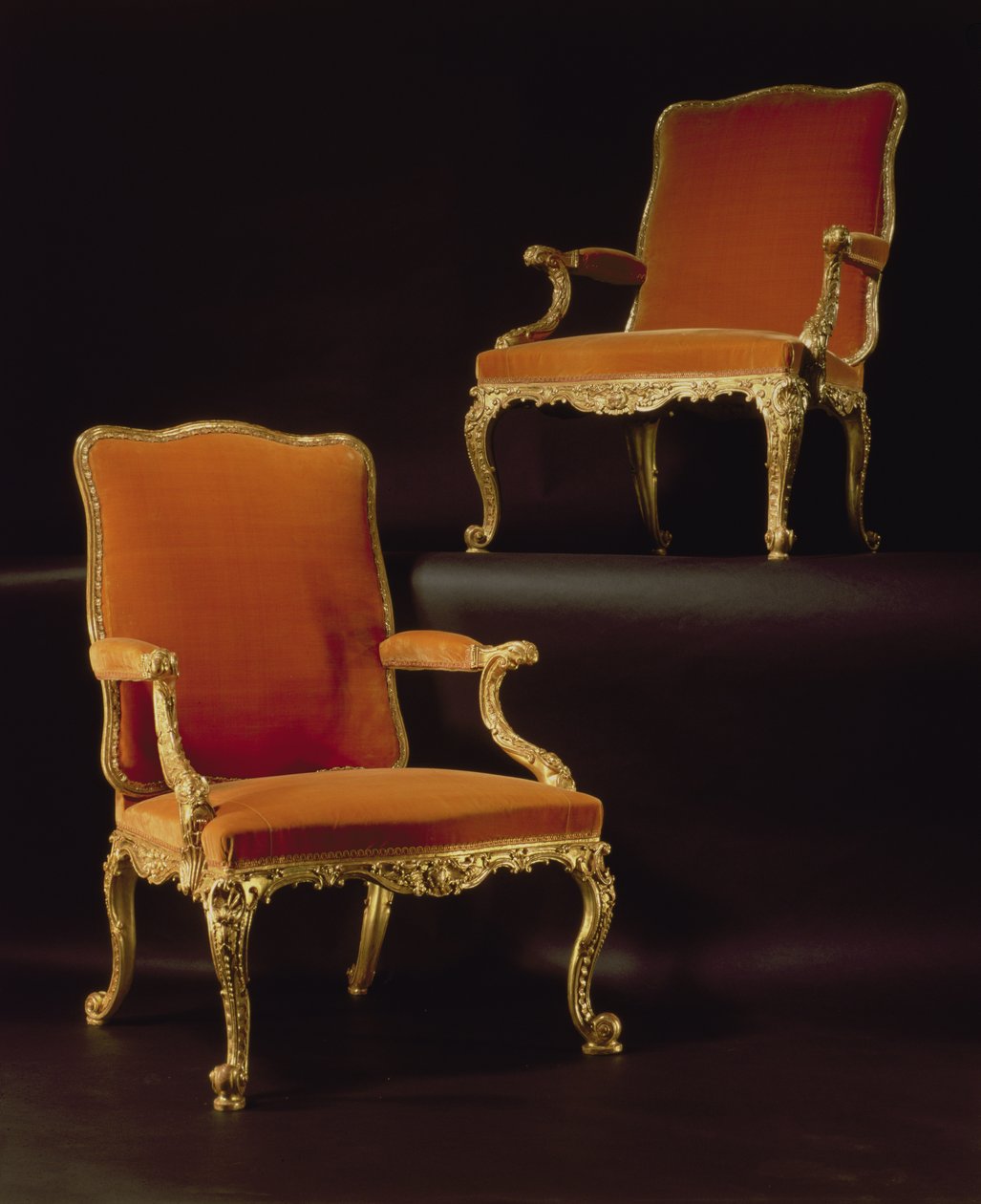 Gesneden fauteuil, Chippendale door English School