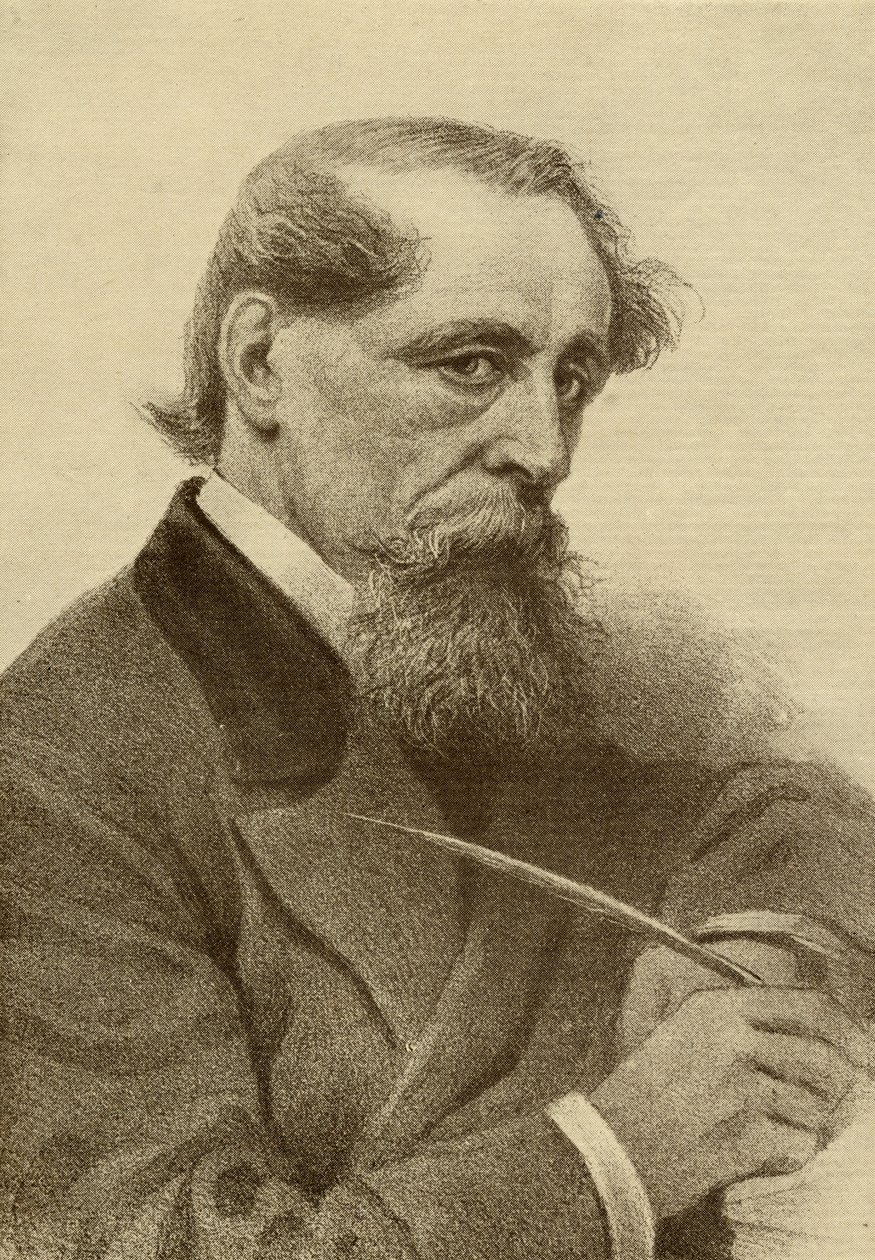 Charles Dickens (1812-70) door English School