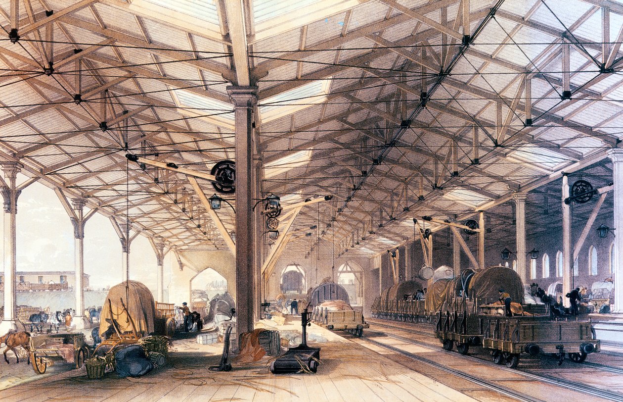 Great Western Railway: Goederenloods in Bristol door English School