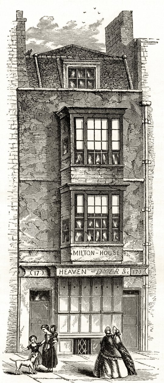 Huis van John Milton in de Barbican, uit 