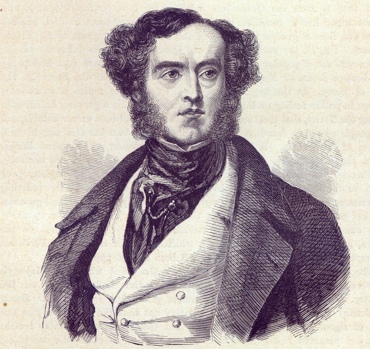 Lord William George Cavendish Bentinck door English School