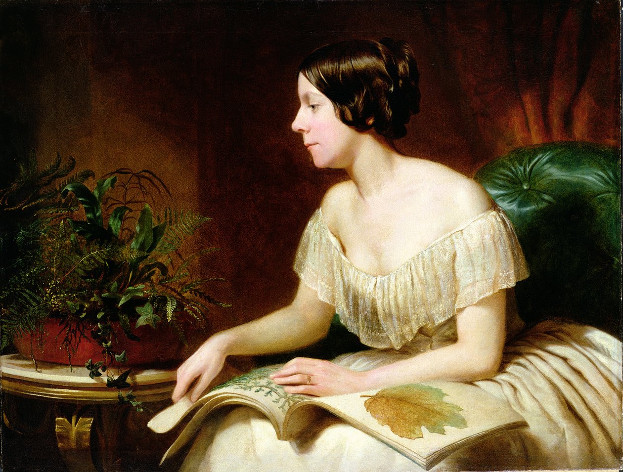 Miss Anne Pratt (1806-93), de beroemde botanist door English School