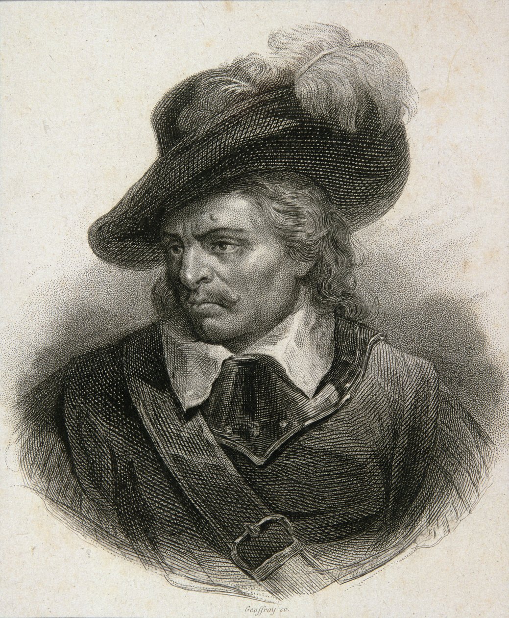 Oliver Cromwell (1599-1658) door English School