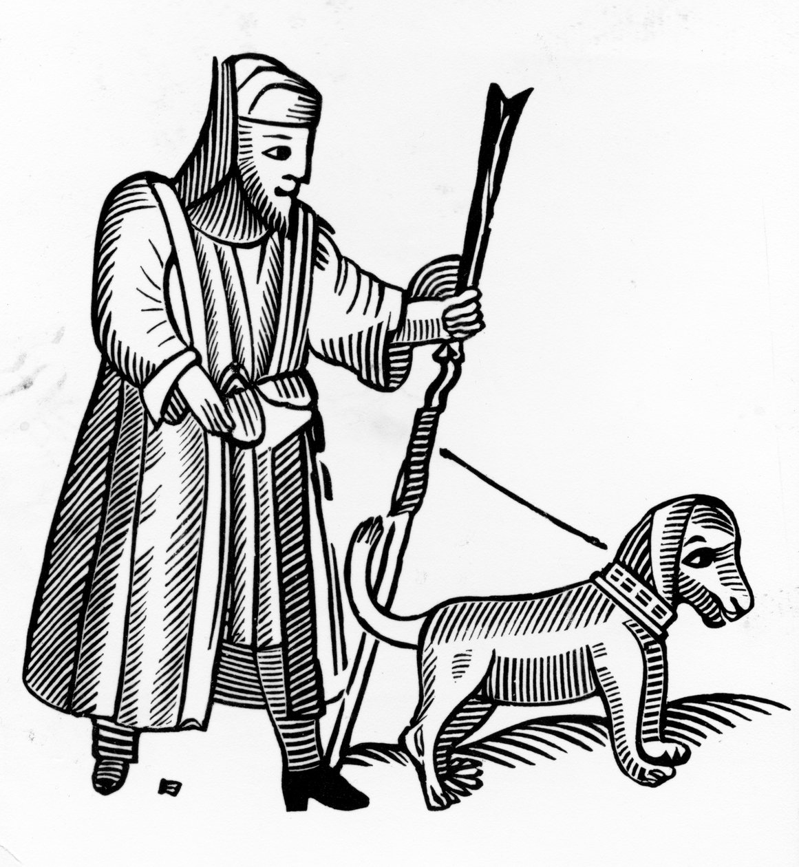 Pelgrim met een hond door English School