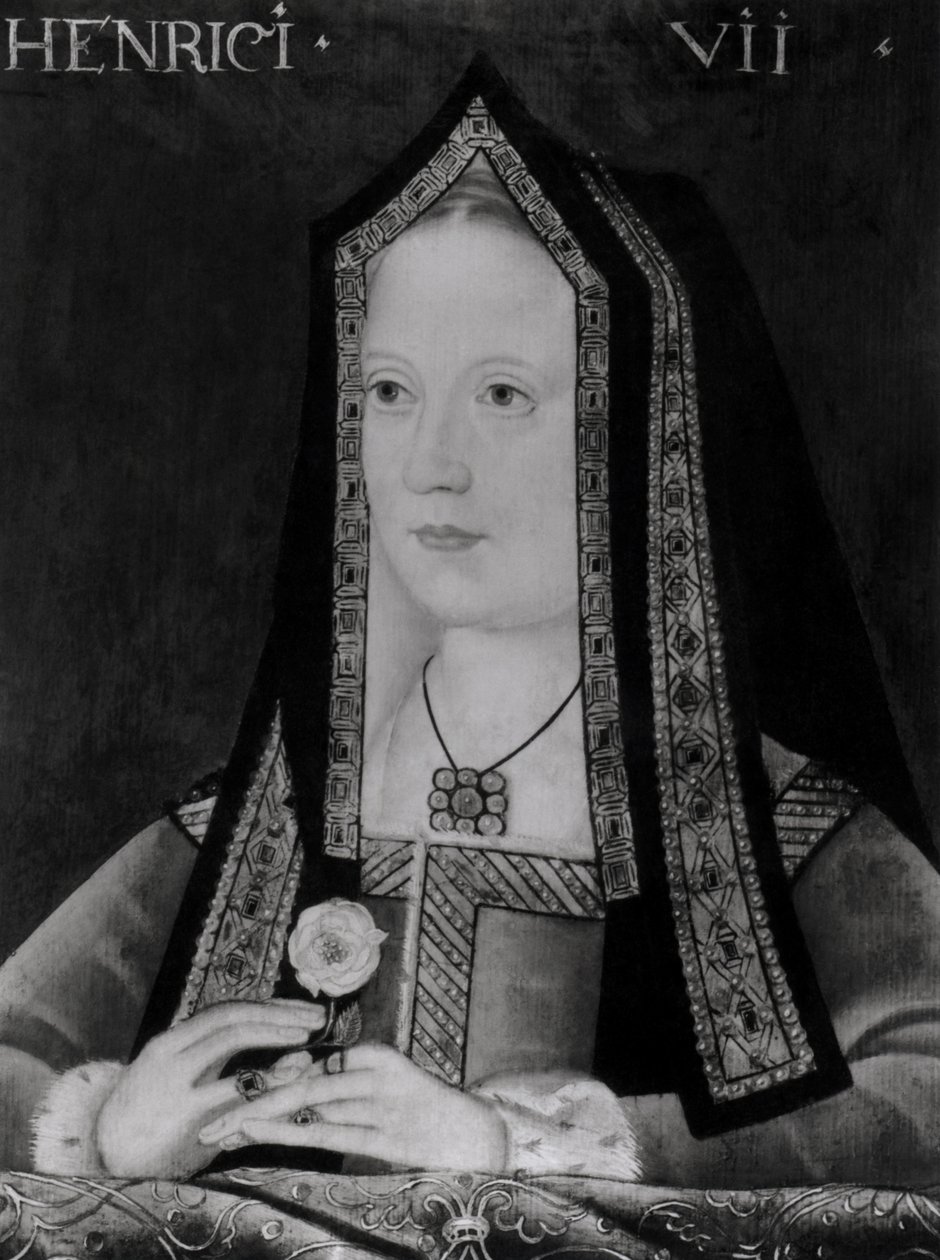 Portret van Elizabeth van York (1465-1503) door English School