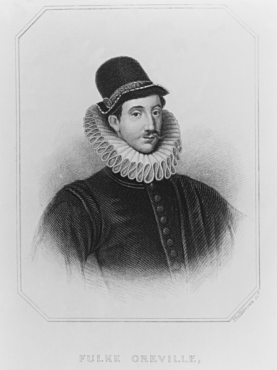 Portret van Fulke Greville (1554-1628) 1e Baron Brooke, uit 