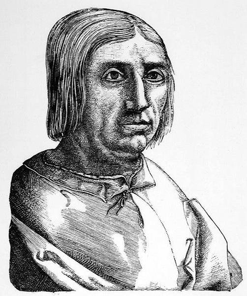 Portret van Jacopo Sannazaro (1458-1530) illustratie uit Wetenschap en Literatuur in de Middeleeuwen en de Renaissance, geschreven en gegraveerd door Paul Lacroix, 1878 door English School