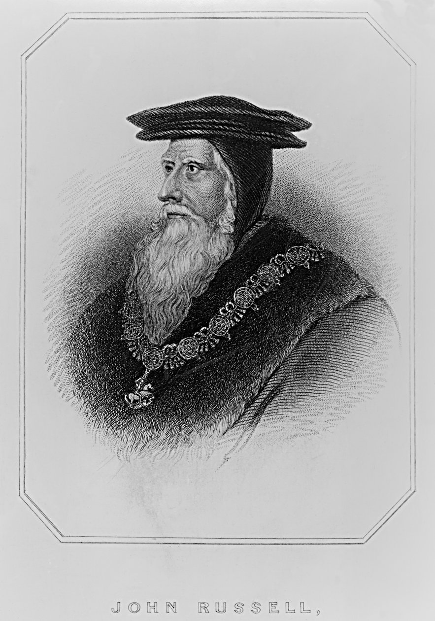 Portret van John Russell (1485-1555) 1e Graaf van Bedford, uit 