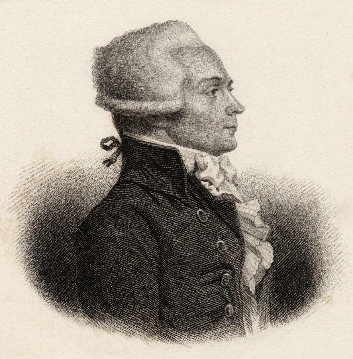 Portret van Maximilien de Robespierre (1758-94) door English School