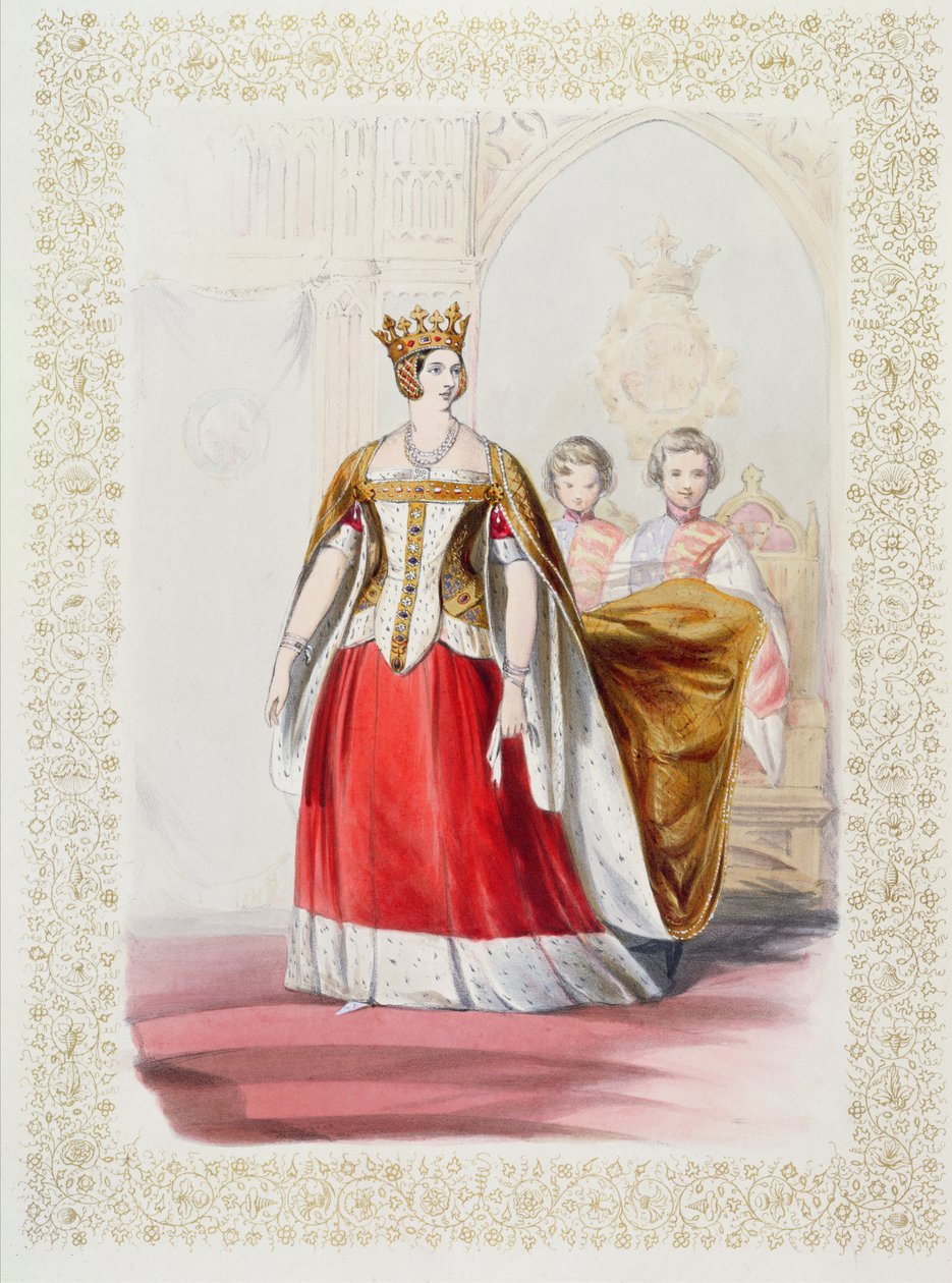 Portret van Koningin Victoria door English School