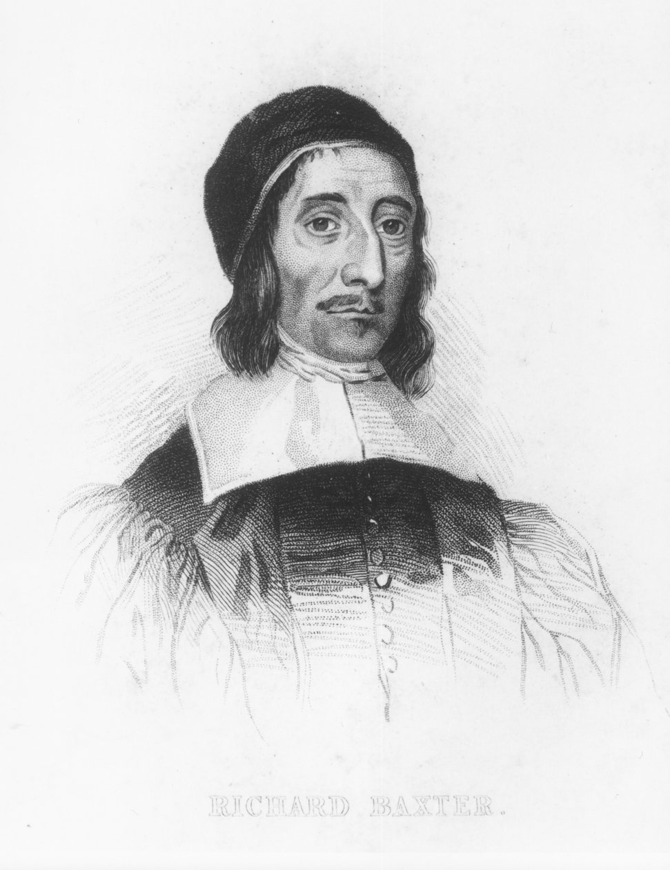 Portret van Richard Baxter (1615-91) door English School