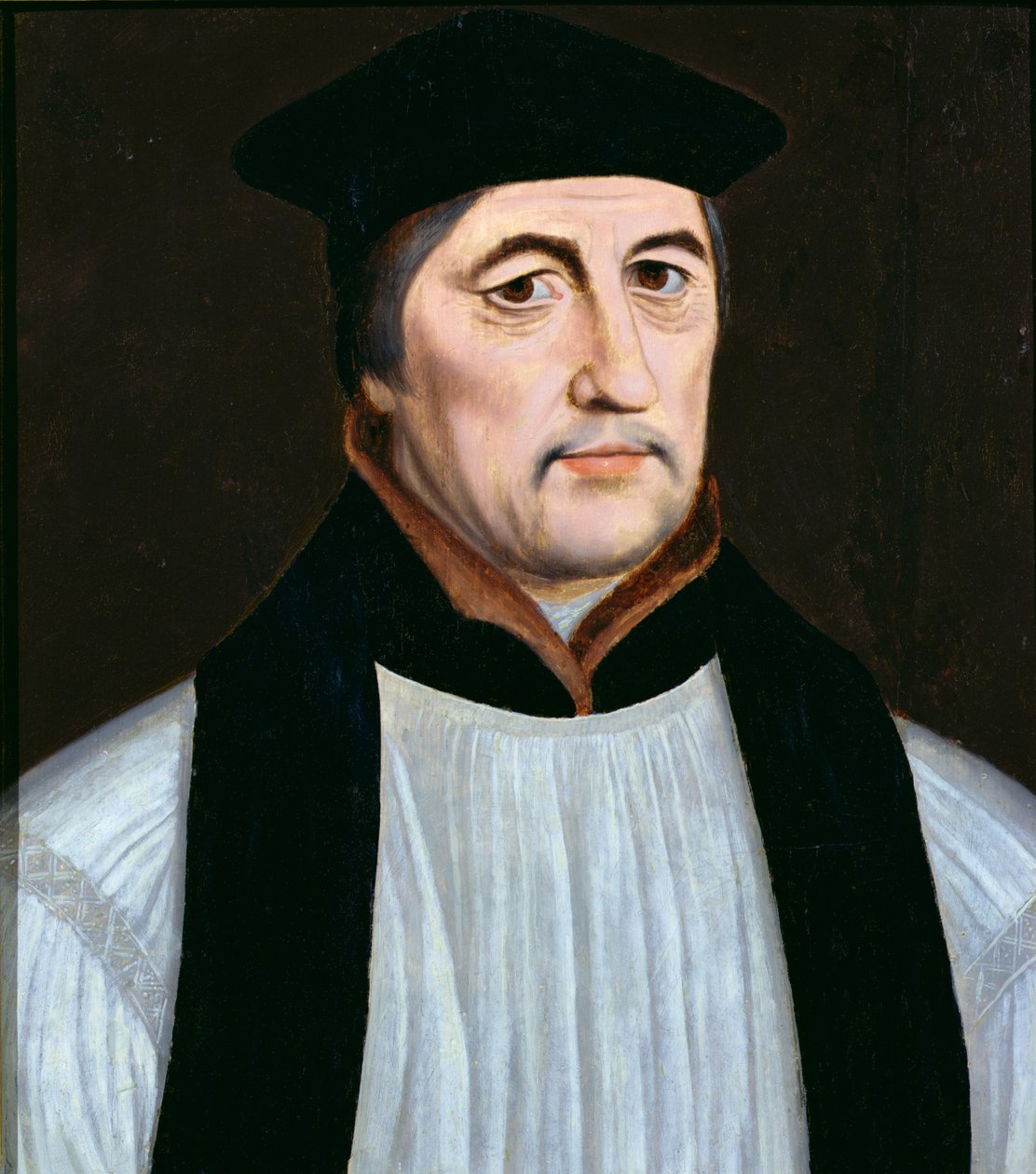 Portret van Stephen Gardiner, bisschop van Winchester en Lord High Chancellor van Engeland (1493-1555) door English School
