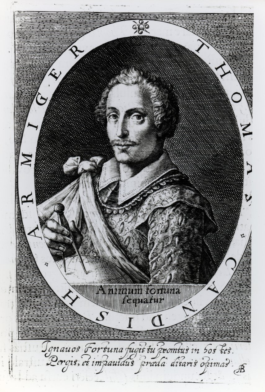 Portret van Thomas Cavendish (1560-92) door English School