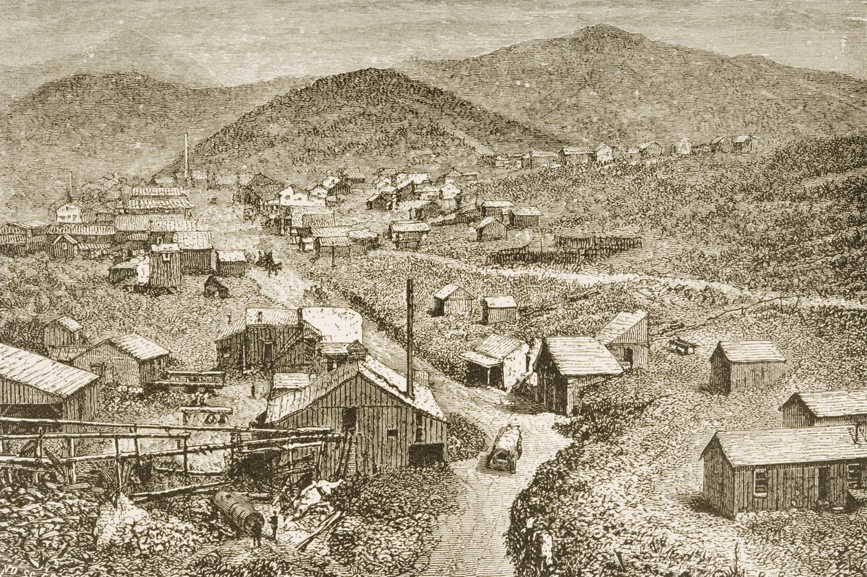 Silver City, Nevada, c.1870, uit 