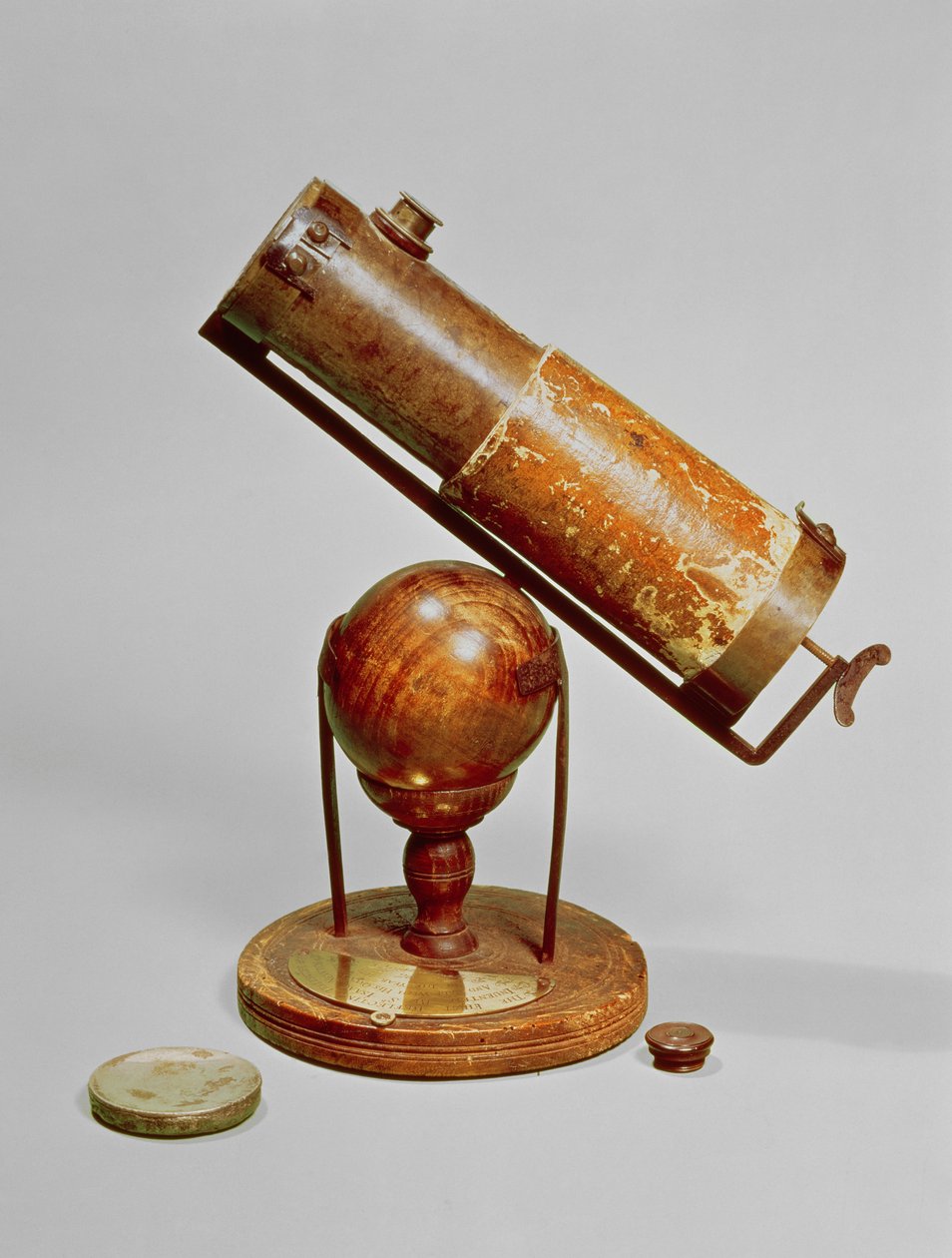 Telescoop van Sir Isaac Newton (1642-1727) 1671 door English School