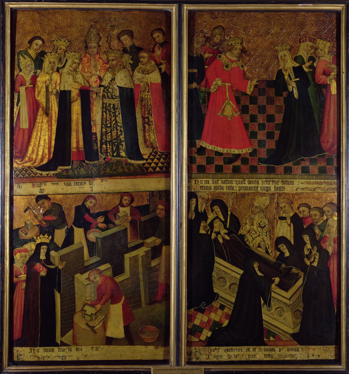De Legende van St. Etheldreda, c.1425 door English School