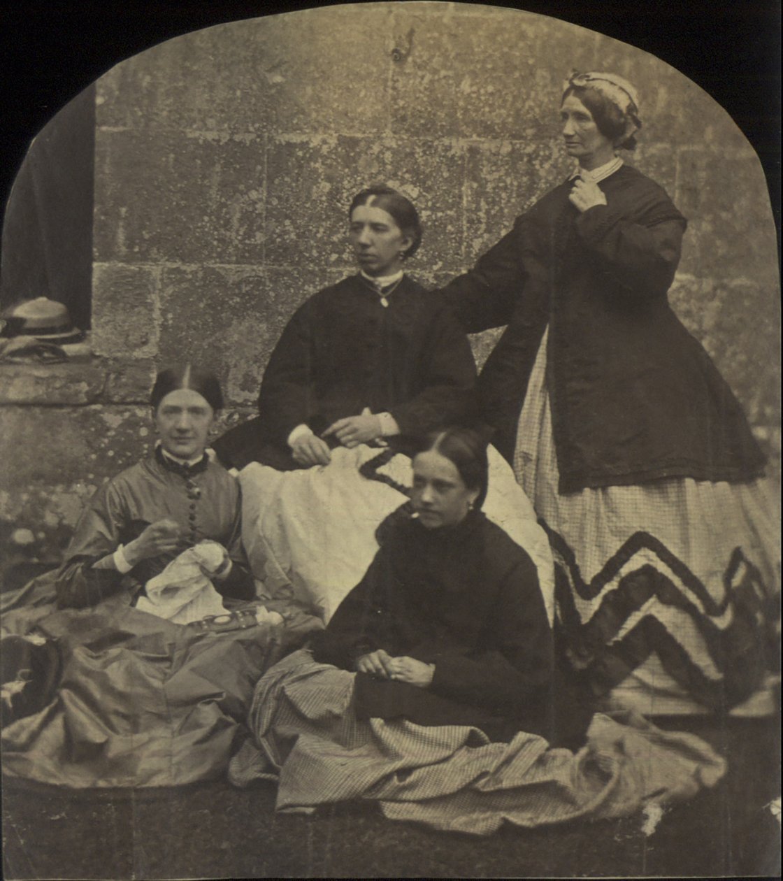 Cabinet card door English Photographer