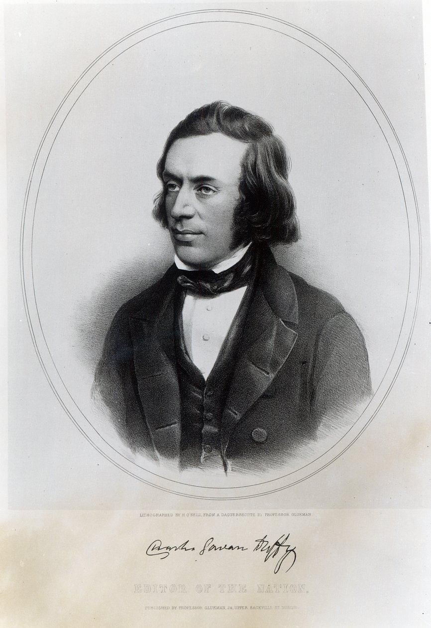 Charles Gavan Duffy, lithografie door H. O