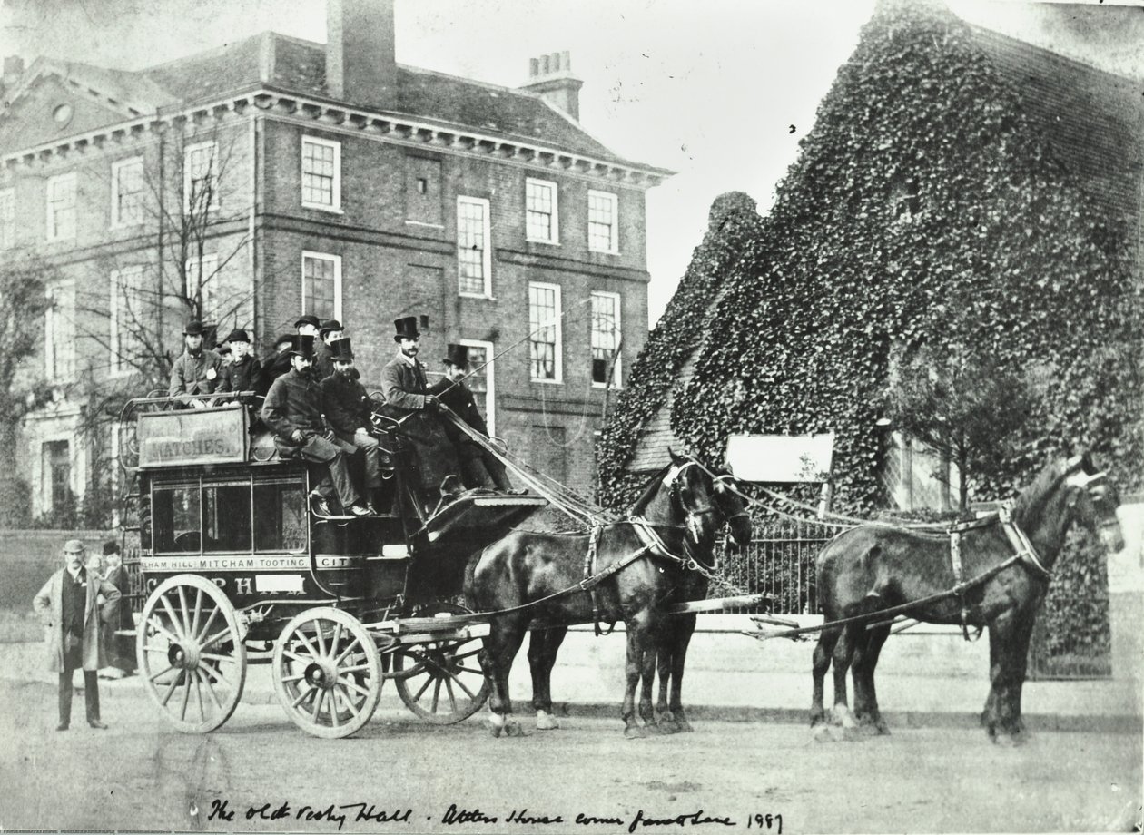 Garratt Lane: The Old Vestry Hall, 1887 door English Photographer