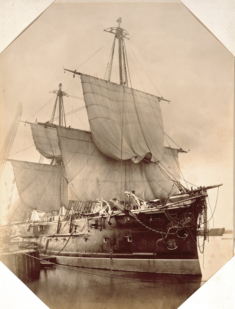HMS Triumph, 1870 door English Photographer