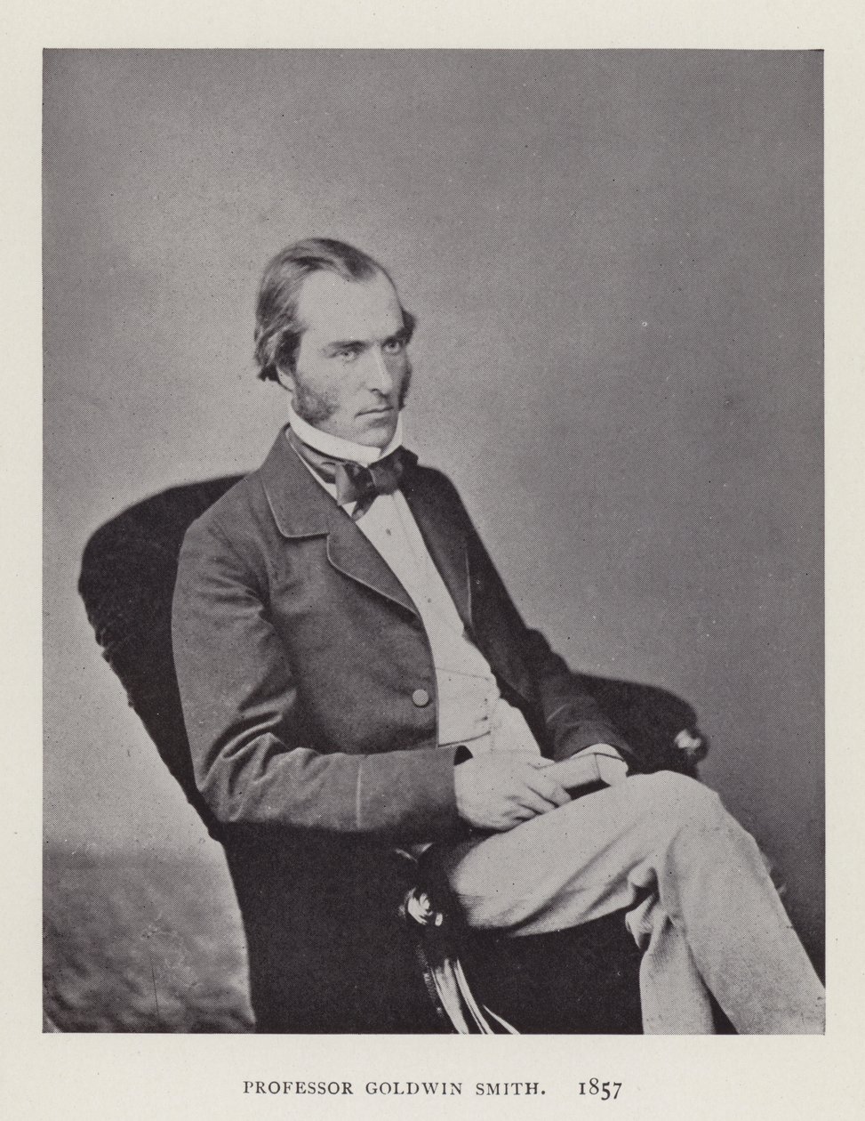 Professor Goldwin Smith, 1857 door English Photographer