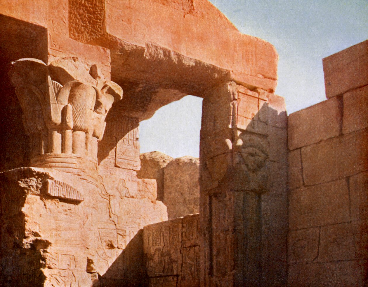 Tempel bij El Medina, Egypte door English Photographer