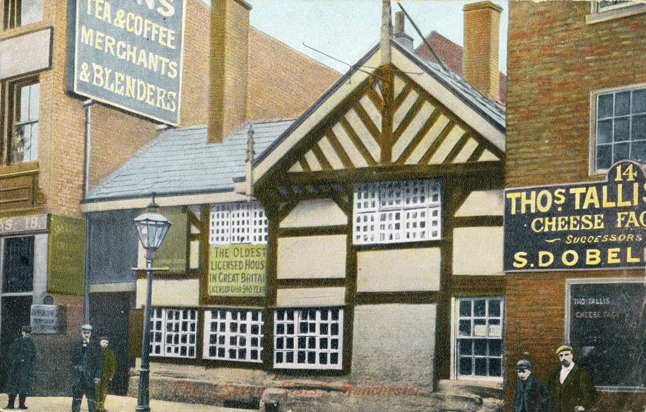 The Seven Stars Inn, Manchester door English Photographer