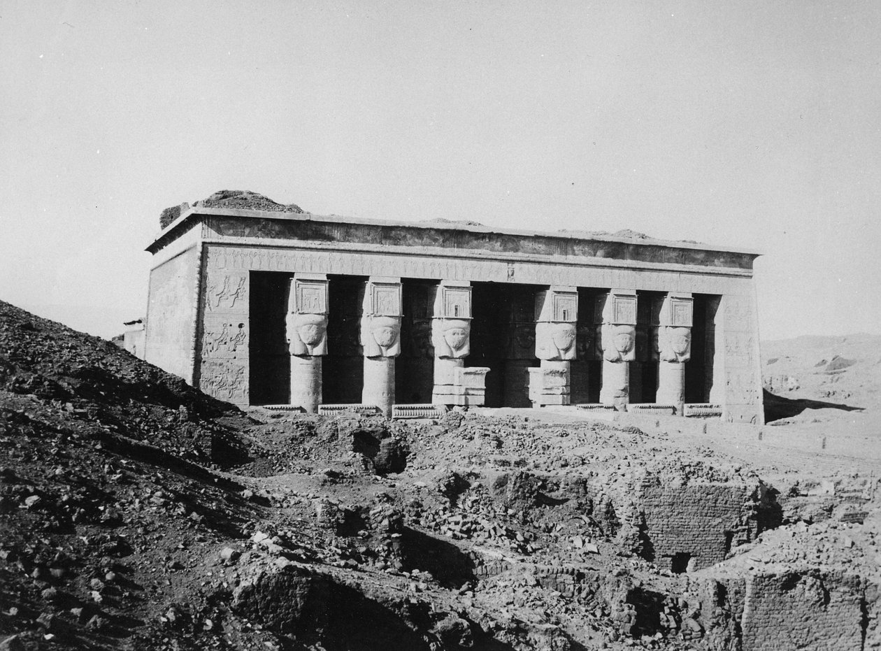 De Tempel van Hathor, ca. 1904-05 door English Photographer