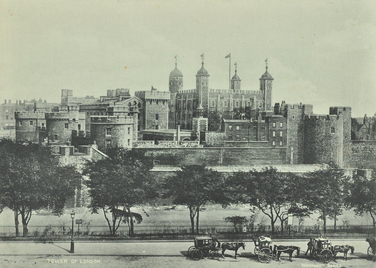 Tower of London, Tower Hill, 1890 door English Photographer