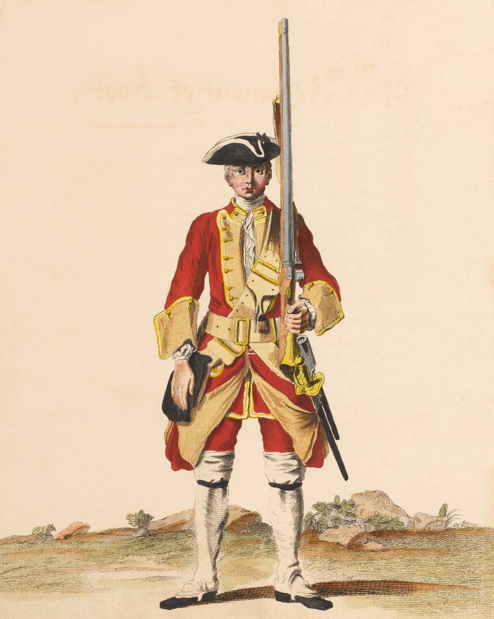 27e Regiment of Foot?, ca. 1742 door English School