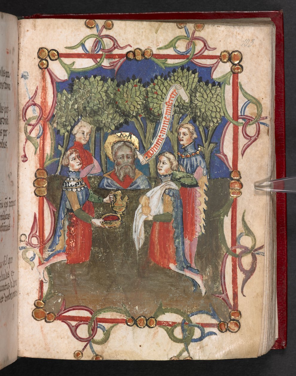 Add. 17466, f.103r door English School