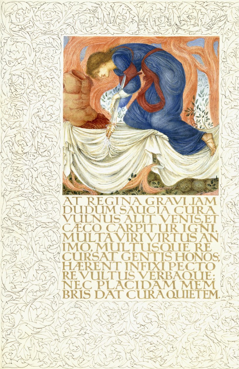 Aeneas en de Sibylle van Caumae, 1874-ca. 1919 door English School