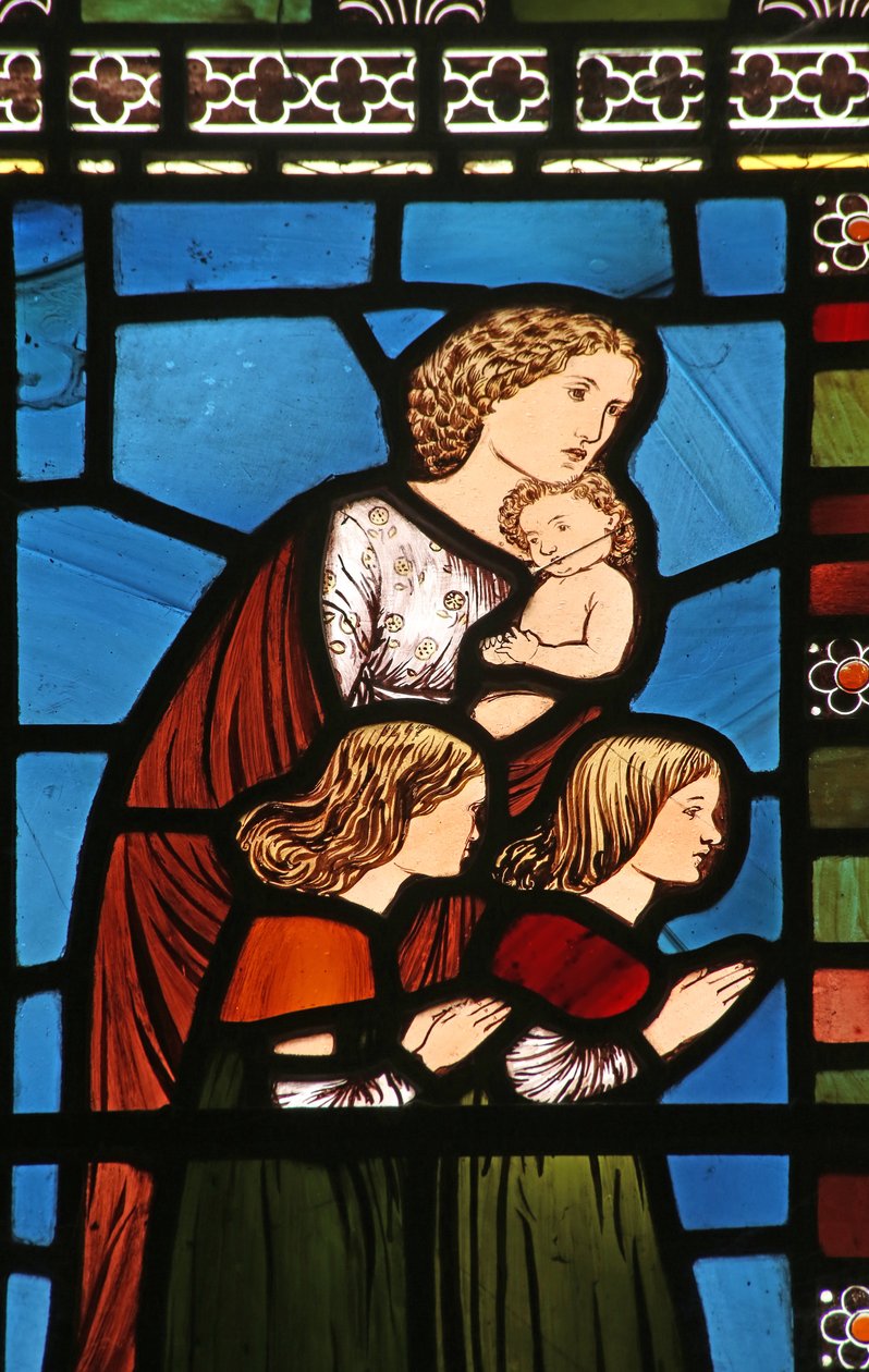 Bij Christus zegent kinderen door English School