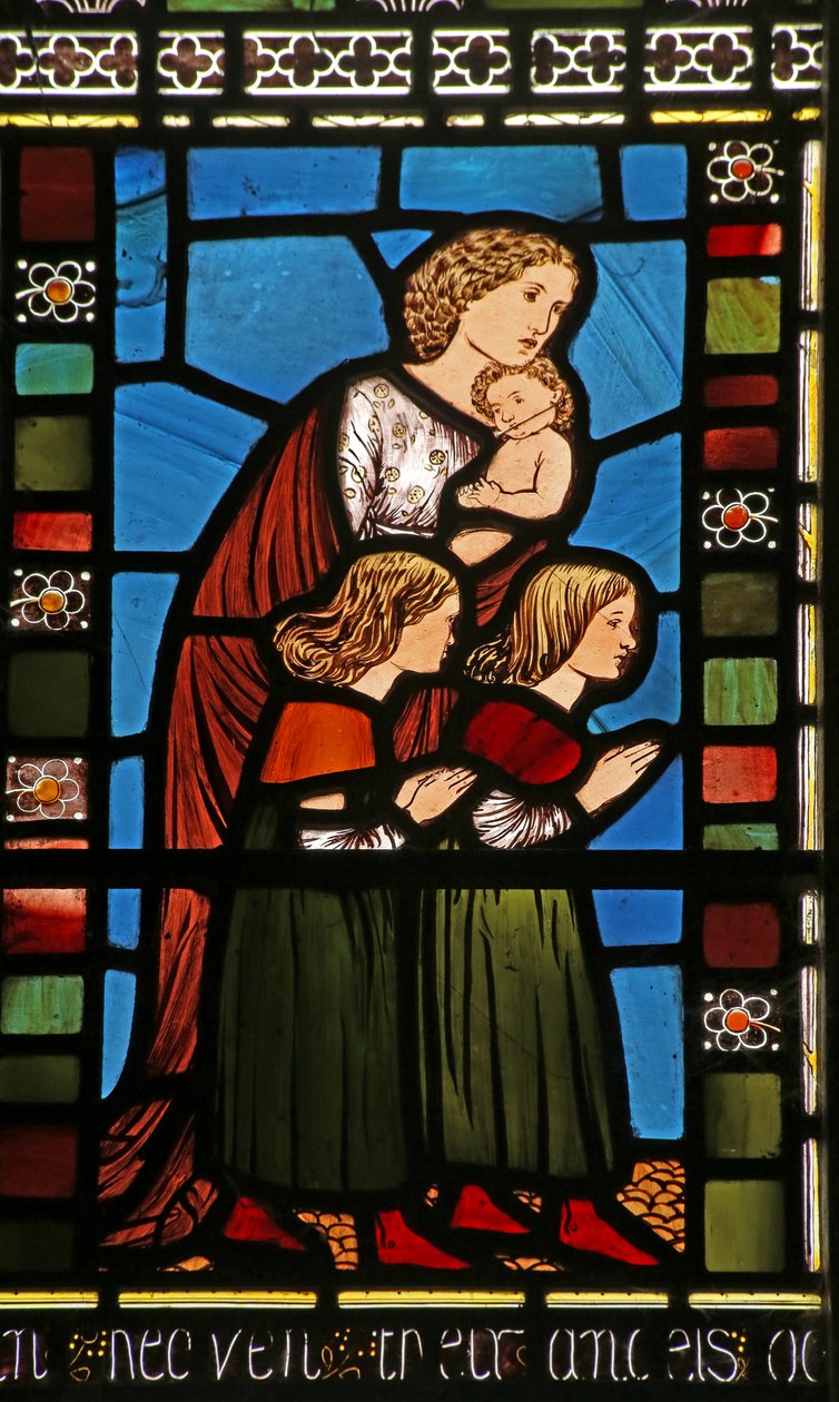 Bij Christus zegent kinderen door English School