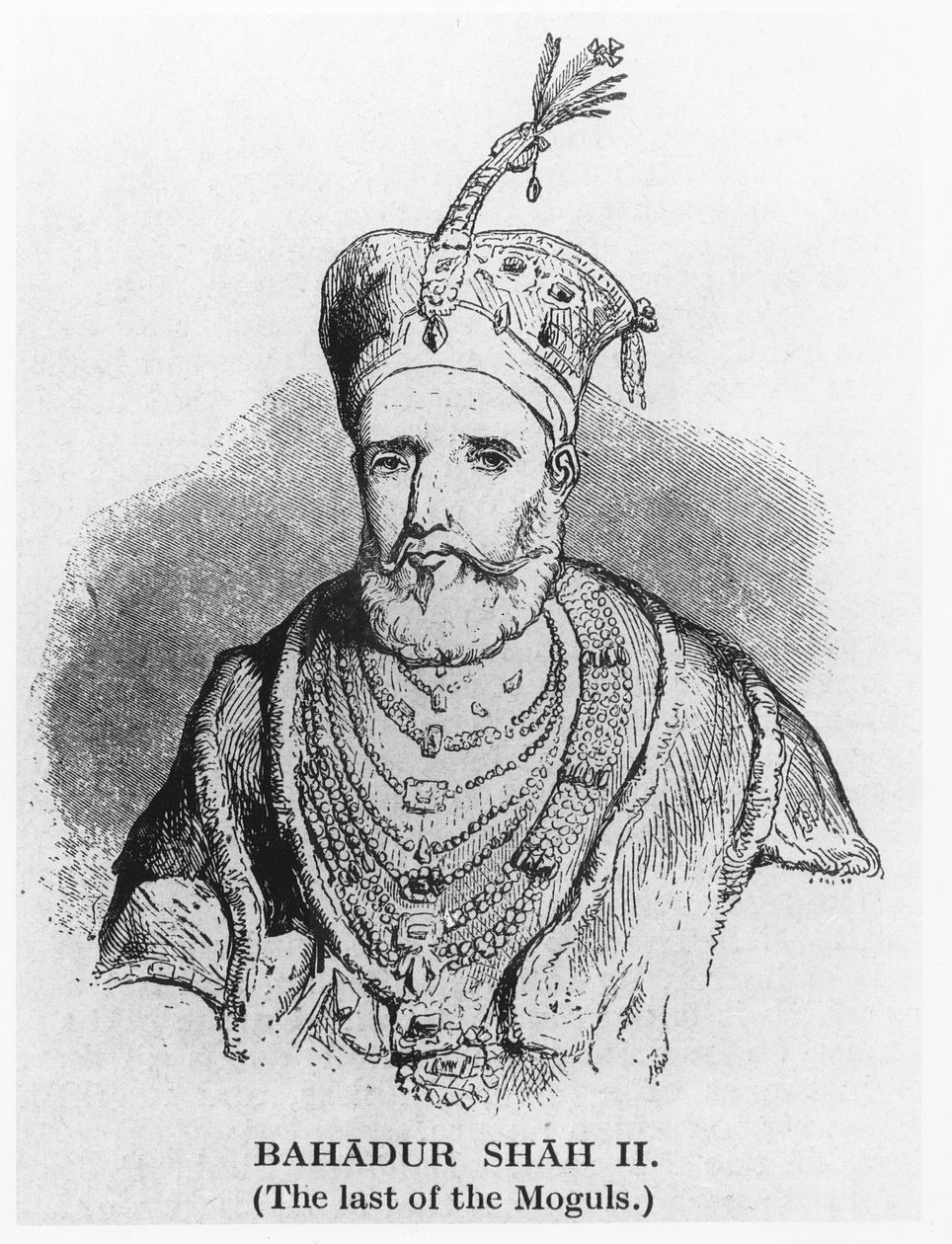 Bahadur Shah II door English School