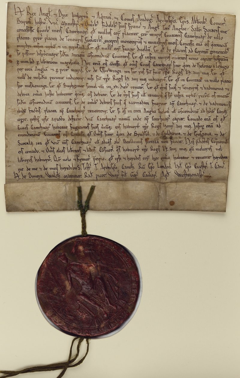 Handvest van Hendrik II door English School