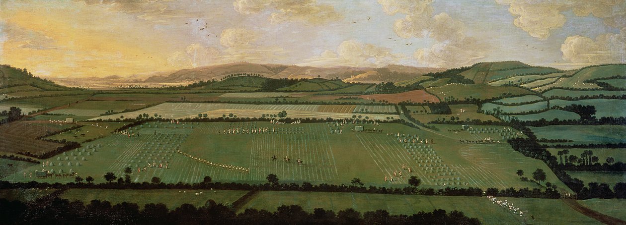 Landschap Rond Dixton Manor, c.1725 door English School