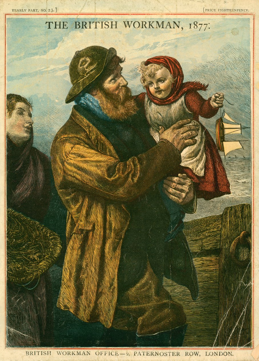 Omslag van The British Workman, 1877 door English School