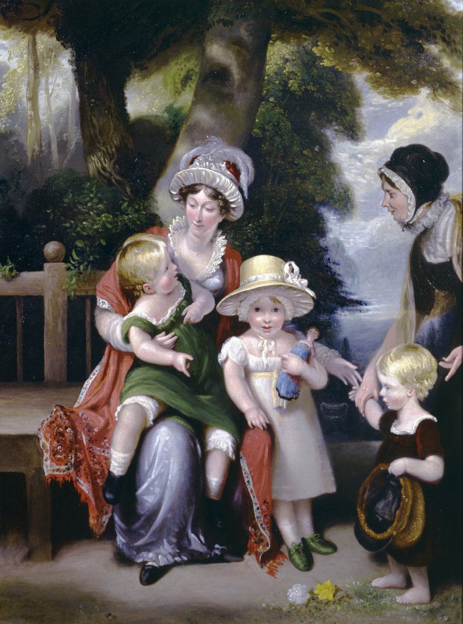 Familieportret door English School