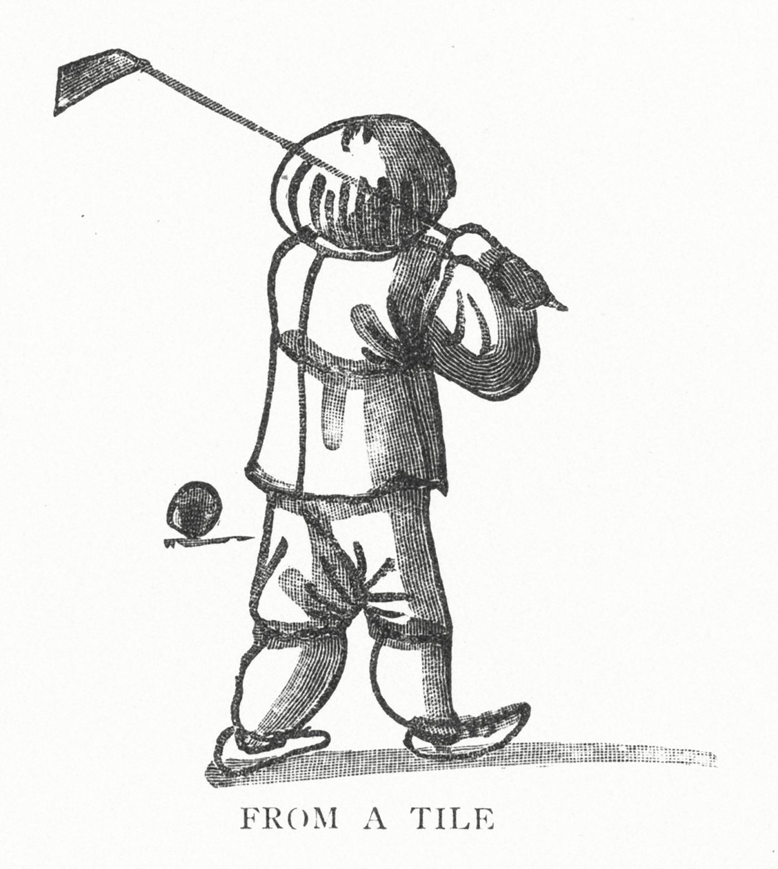 Golf: Van een tegel door English School