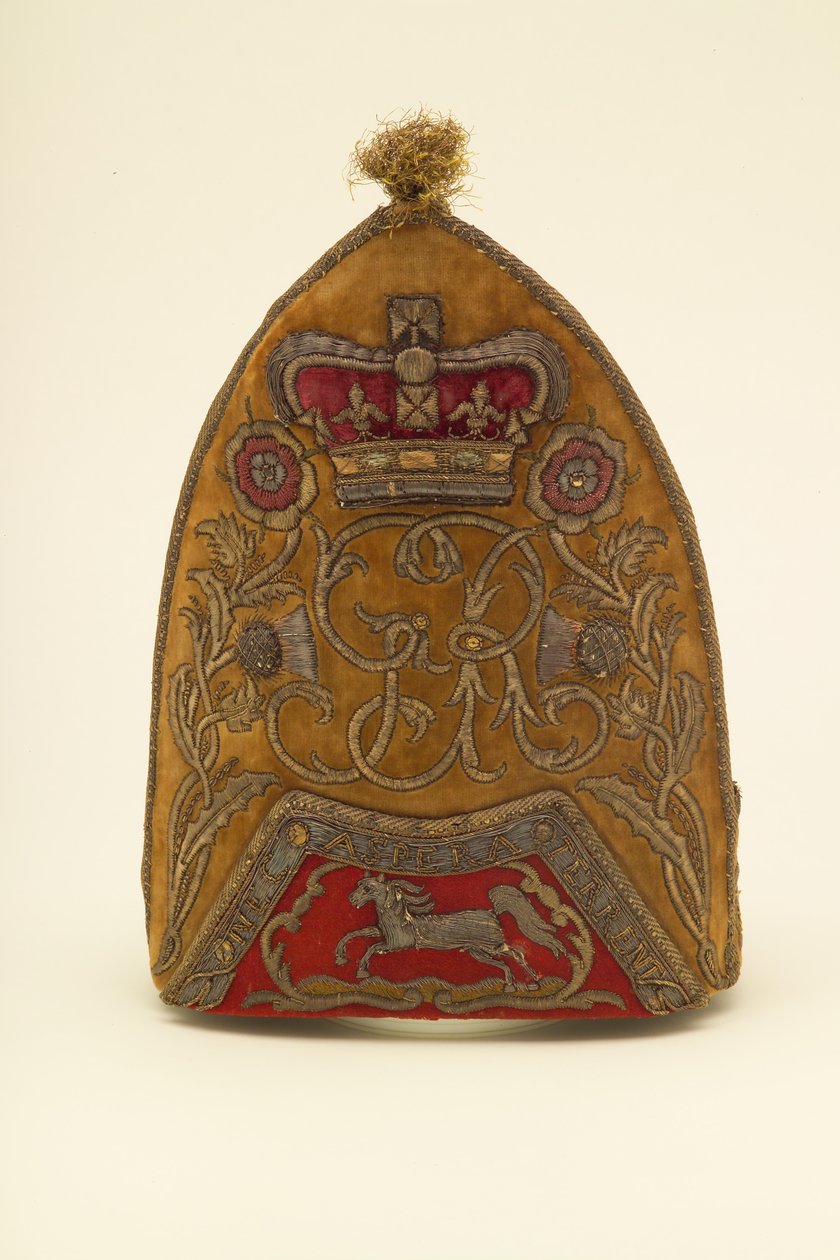 Grenadiersmuts, officier, 43e Regiment of Foot door English School